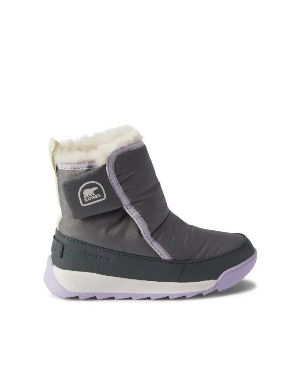 SOREL Kids Whitney II Plus Bootie WP Kids Shoes Lavender Cloud Size 4 Toddler